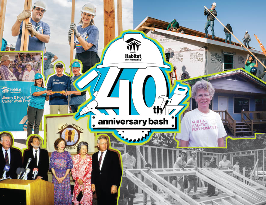 event slide image: 40th Anniversary Collage