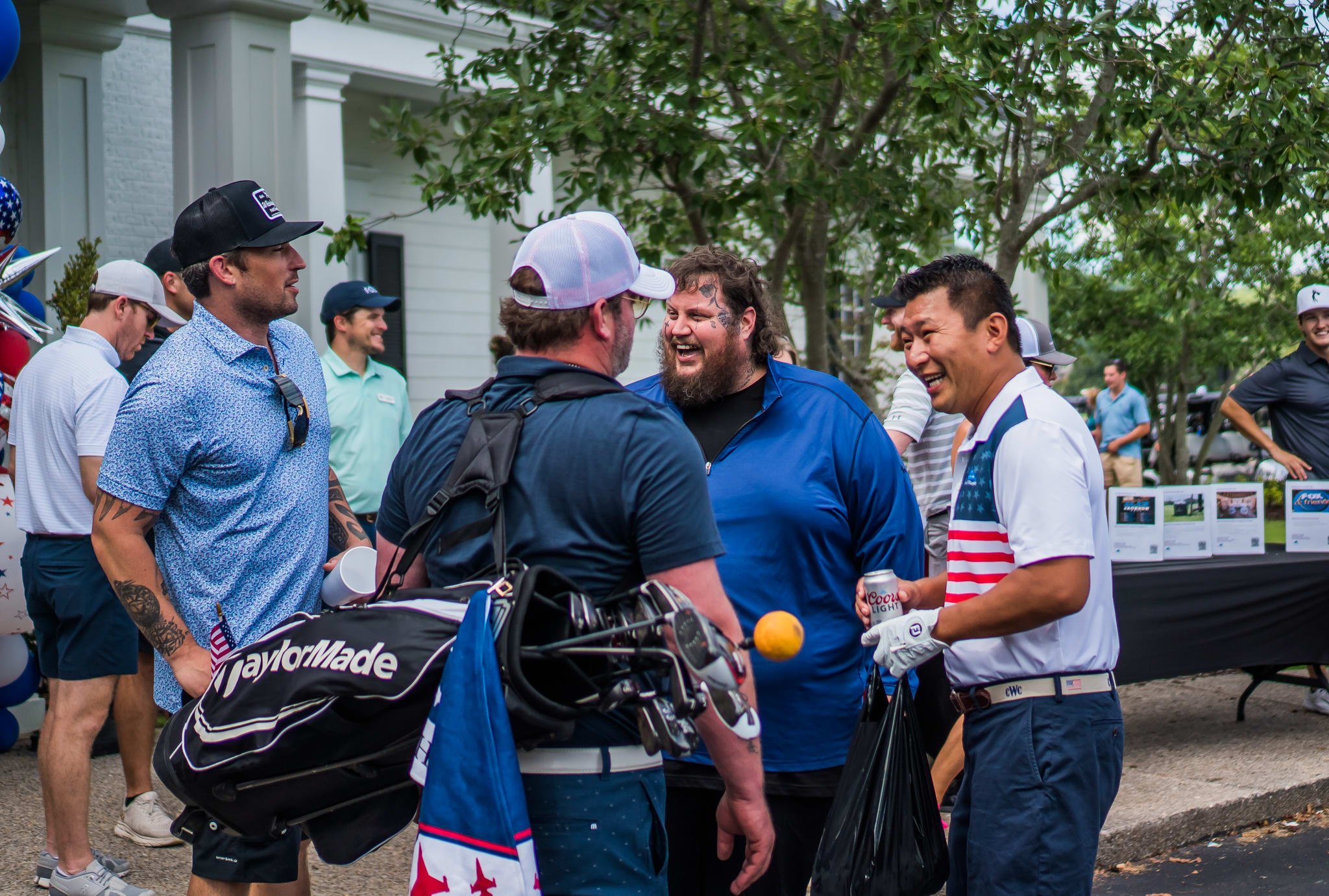 event slide image: Fun at Registration with Jelly Roll, Lee Brice, and Michael Ray.