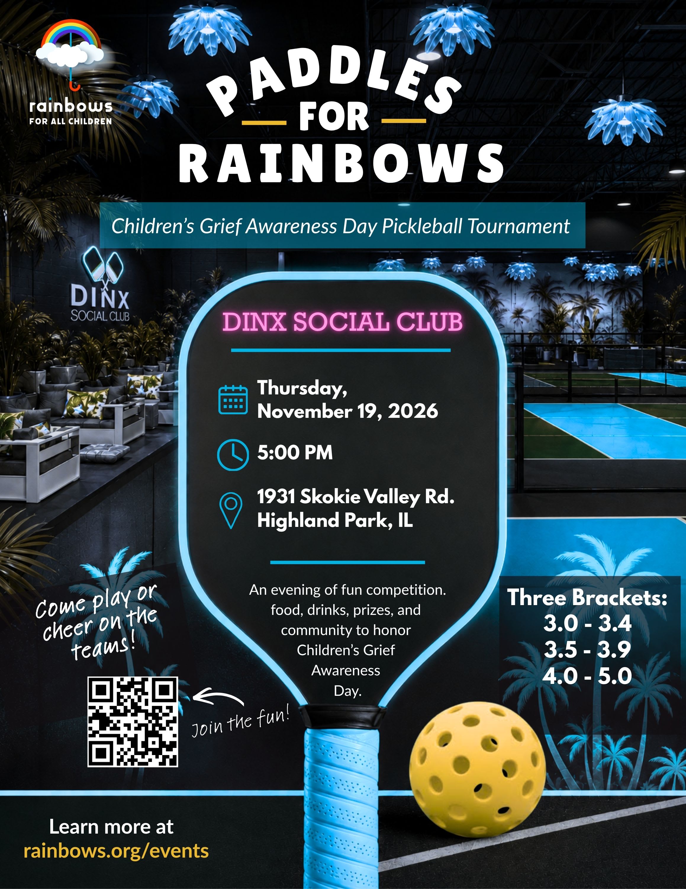event slide image: Paddles for Rainbows